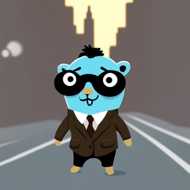 Go Blue Gopher as Kafka