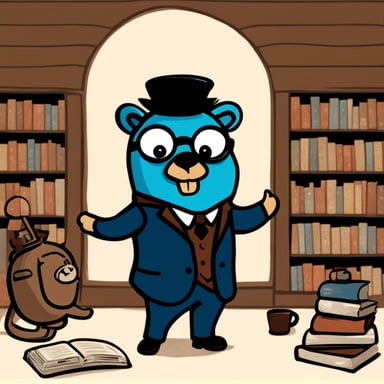 Go Blue Gopher as Kafka