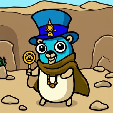 Go Blue Gopher as Egyptian gopher
