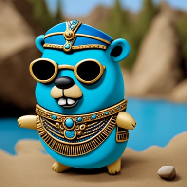 Go Blue Gopher as Egyptian gopher