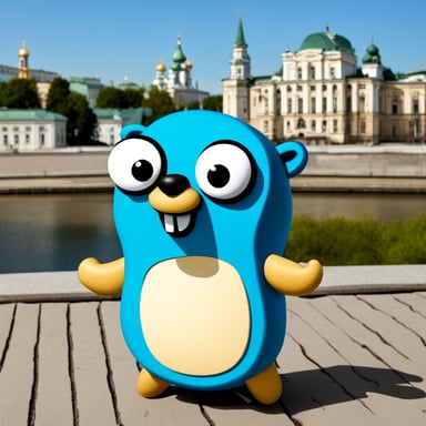 Go Blue Gopher in Kazan, the capital of Tatarstan.