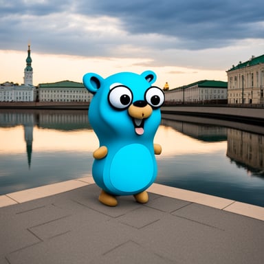 Go Blue Gopher in Kazan, the capital of Tatarstan.