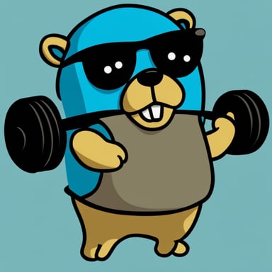 Go blue gopher stack powerlifter.