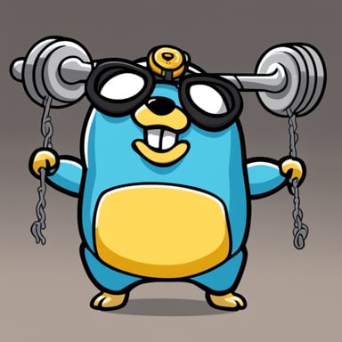 Go blue gopher stack powerlifter.