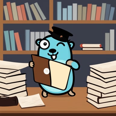 Go Blue Gopher works with secret documents.