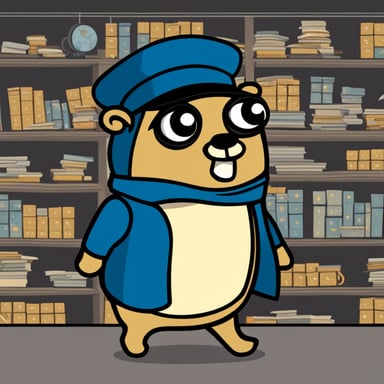 Go Blue Gopher as an architecture and backend guru.