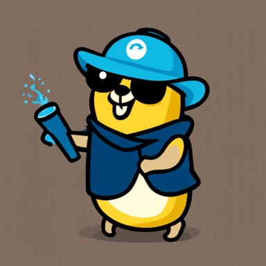 Go blue gopher flash