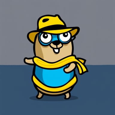 Go blue gopher flash