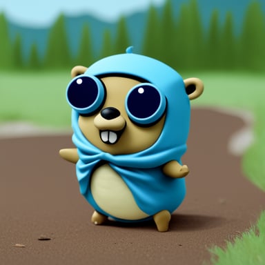 Go Blue Gopher as a baby.