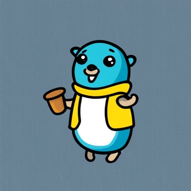 Go Blue Gopher as a baby.