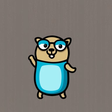 Go Blue Gopher as a cat.