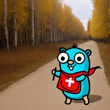 Go Blue Gopher explores Russia.