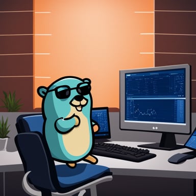 Go Blue Gopher as a network packet analyzer.