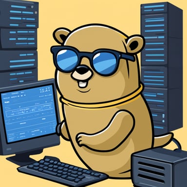 Go Blue Gopher as a network packet analyzer.