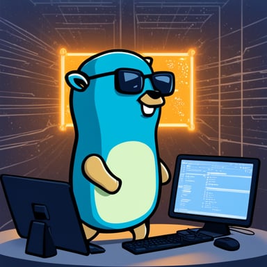 Go Blue Gopher as a network packet analyzer.