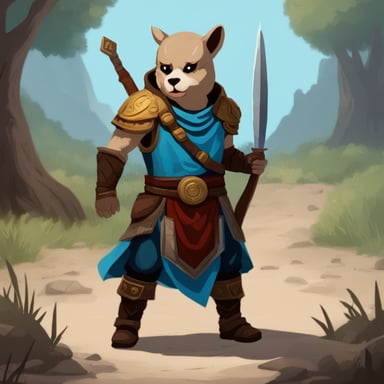Go Blue Gopher as Atreus, son of Kratos