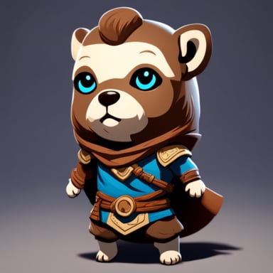 Go Blue Gopher as Atreus, son of Kratos