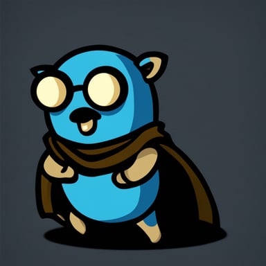 Go Blue Gopher in Dark Souls 3 style.