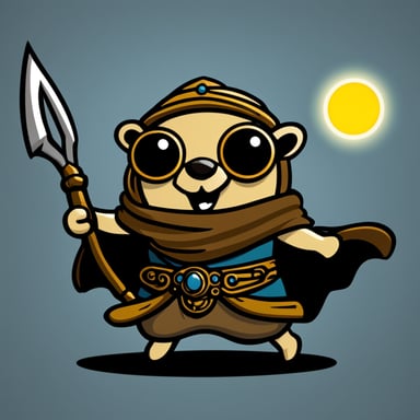 Go Blue Gopher as Elden Ring style character