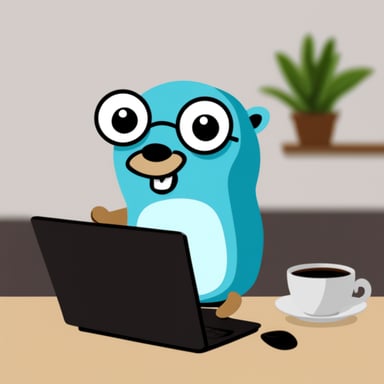 Go Blue Gopher is learning Java.