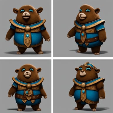 Go Blue Gopher as Mimir from the God of War game.
