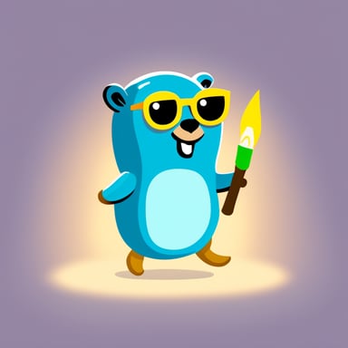 Smart Gopher as Go Blue Gopher