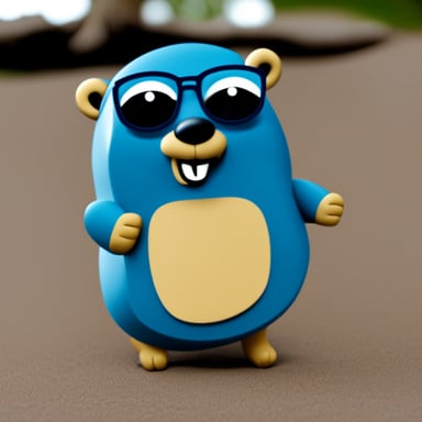 Smart Gopher as Go Blue Gopher