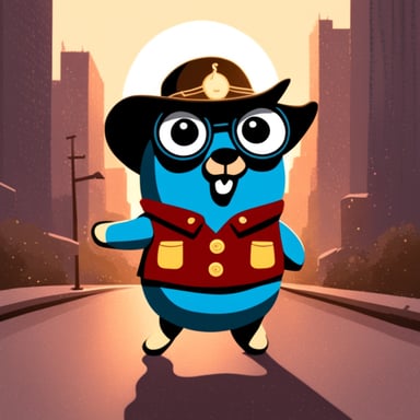Smart Gopher as Go Blue Gopher