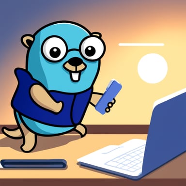 The Go Blue Gopher who erases URL links from the board.