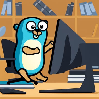 Go Blue Gopher as a mascot for Domain-Driven Design in Golang.