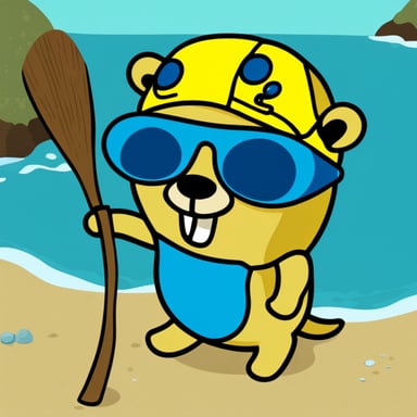 Go Blue Gopher, who enjoys board games and swimming.