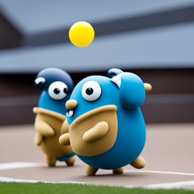 Go blue gopher juggles.