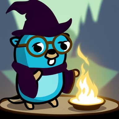 Go Blue Gopher as Harry Potter.