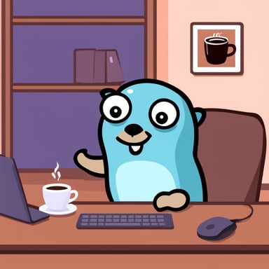 Go Blue Gopher learns Java.