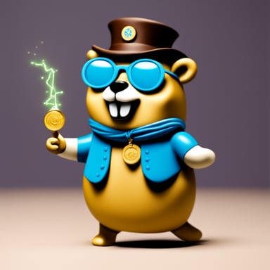 Go Blue Gopher as Ozon Bank Gopher