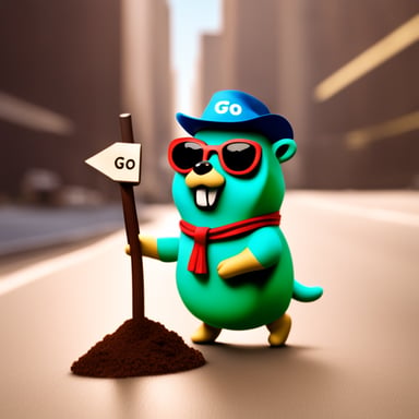 Go Blue Gopher as Ozon Bank Gopher