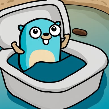 The prompt did not provide content to insert go blue gopher into. Please provide a detailed prompt for assistance.