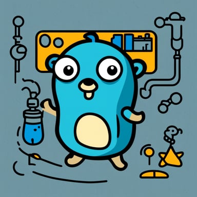 Go Blue Gopher as abstract factory gopher.