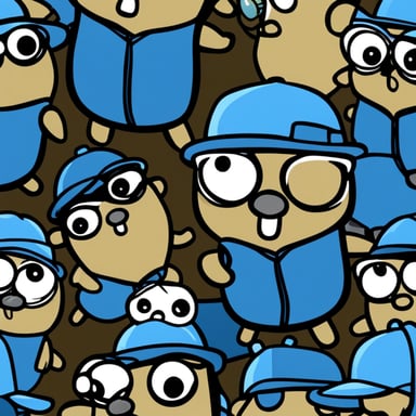 Go Blue Gopher as the very very cool gopher in IT.