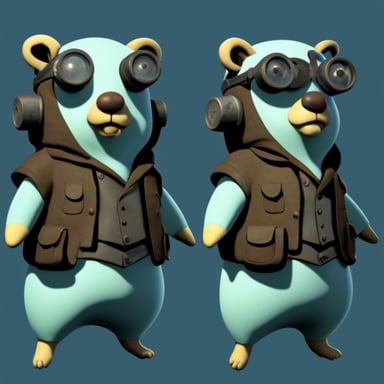 Go Blue Gopher as the Gopher from Fallout 4.
