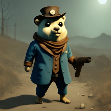Go Blue Gopher as the Gopher from Fallout 4.