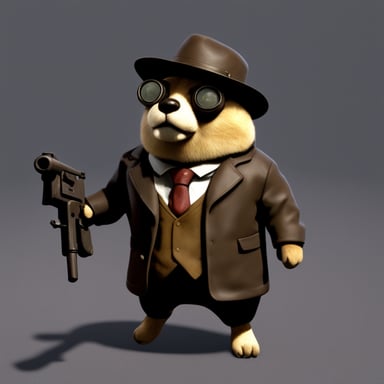 Go Blue Gopher as the Gopher from Fallout 4.