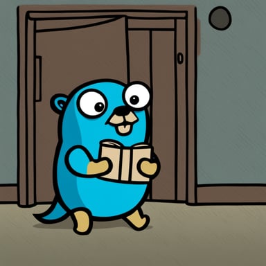 A sad Go Blue Gopher leaving the 13th asylum like Fallout.