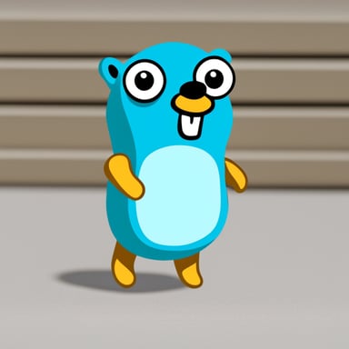 The mascot name is Go Blue Gopher.