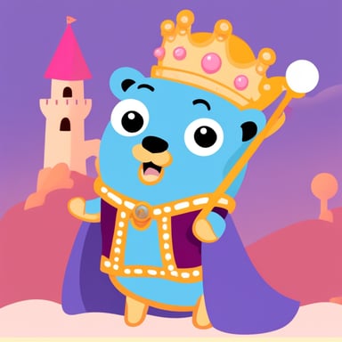 Princess Go Blue Gopher