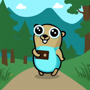 Go Blue Gopher as a gopher programmer.