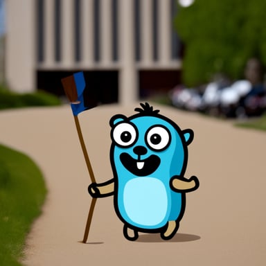 Goofball go blue gopher