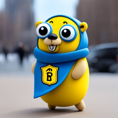 Go Blue Gopher with the inscription Rostov
