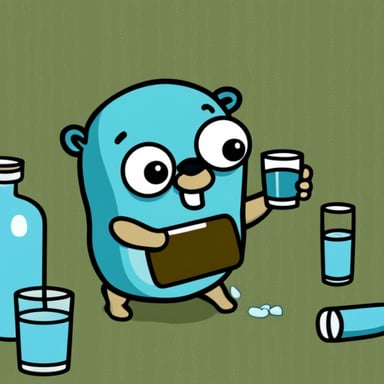 Go Blue Gopher drinks vodka.