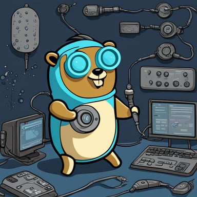 Go Blue Gopher researches artificial intelligence.